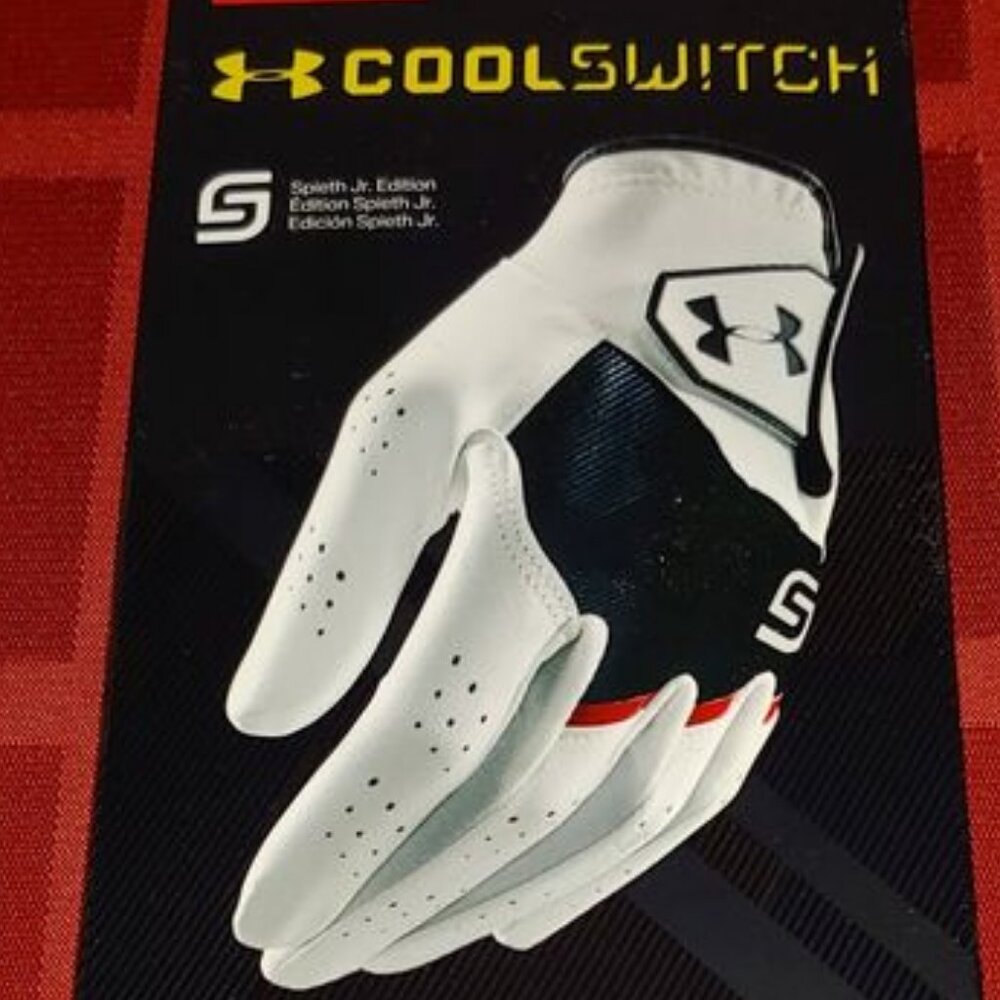BRAND NEW, UNDER ARMOUR, YOUTH'S COOL SWITCH, LEFT HAND GOLF GLOVE, MEDIUM!!!